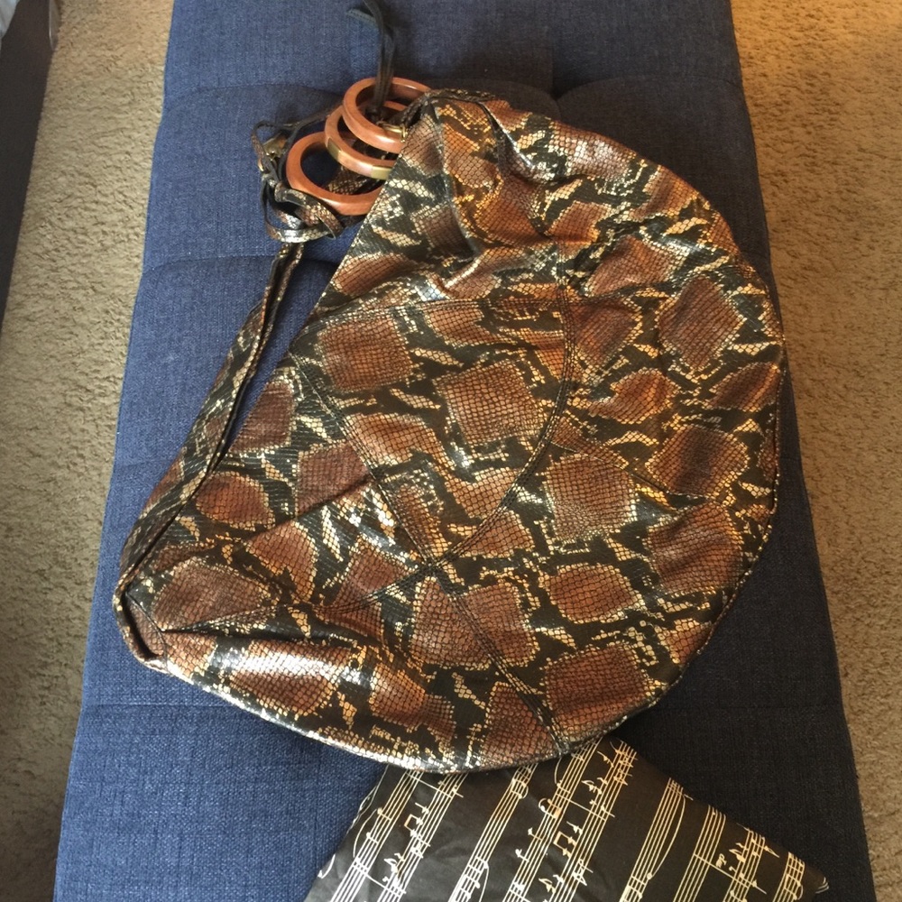 Rhythm & Rhyme Leather Hobo Bag